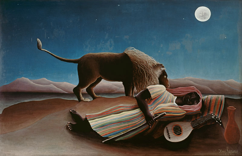 Le nomade dormant à Henri Julien-Félix Rousseau