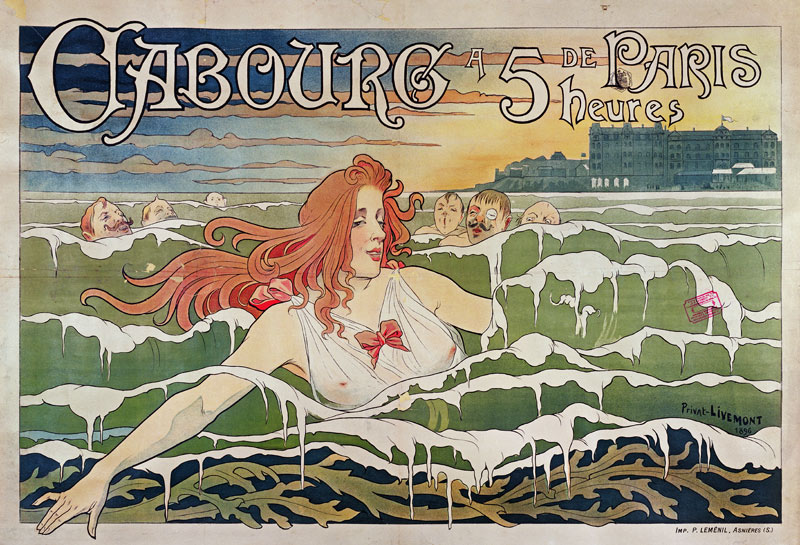 Casino de Cabourg  (Poster) à Henri Privat-Livemont