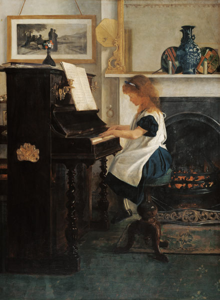 At the Piano à Henry Stacey Marks