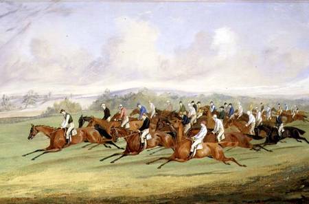 The Start of the Derby à Henry Thomas Alken