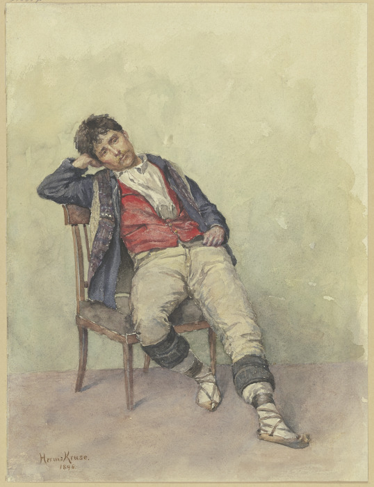 Sitting Italian à Hermann Kruse