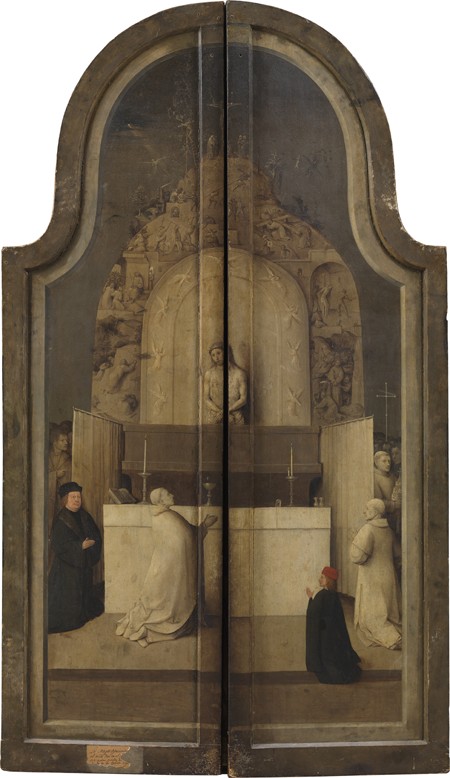 The Adoration of the Kings. (Triptych, reverse) à Jérôme Bosch