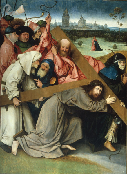 Carrying the Cross à Jérôme Bosch