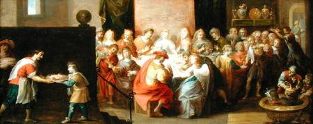 The Marriage Feast at Cana à Hieronymus II Francken