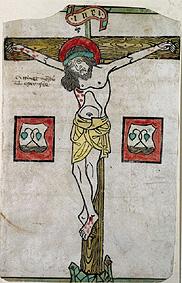 le Christ sur la croix, avec l'écusson de Tegernsee