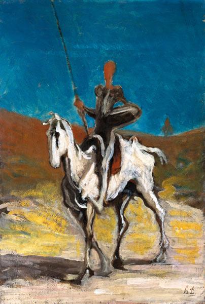 Cervantes / Don Quichotte / Daumier