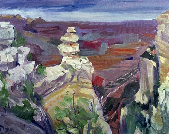 Famous Rock, Grand Canyon, 2000 (oil on canvas)  à Howard  Ganz
