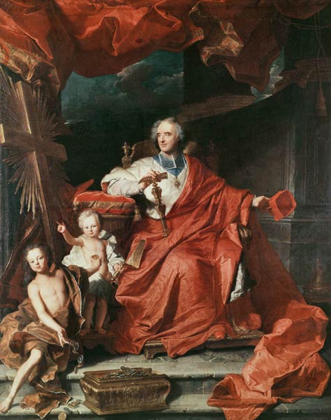 Cardinal de Bouillon (1643-1715) Opening the ''Holy Door'' à Hyacinthe Rigaud
