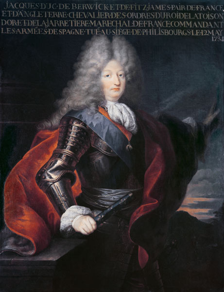 James Stuart Fitzjames (1670-1734) 1st Duke of Berwick à Hyacinthe Rigaud