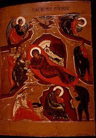 La Naissance du Christ à Icône (nord de la Russie centrale)