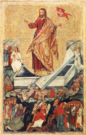 résurrection du Christ. Panneau d'autel des Bezdesh (secteur Bretsk)
