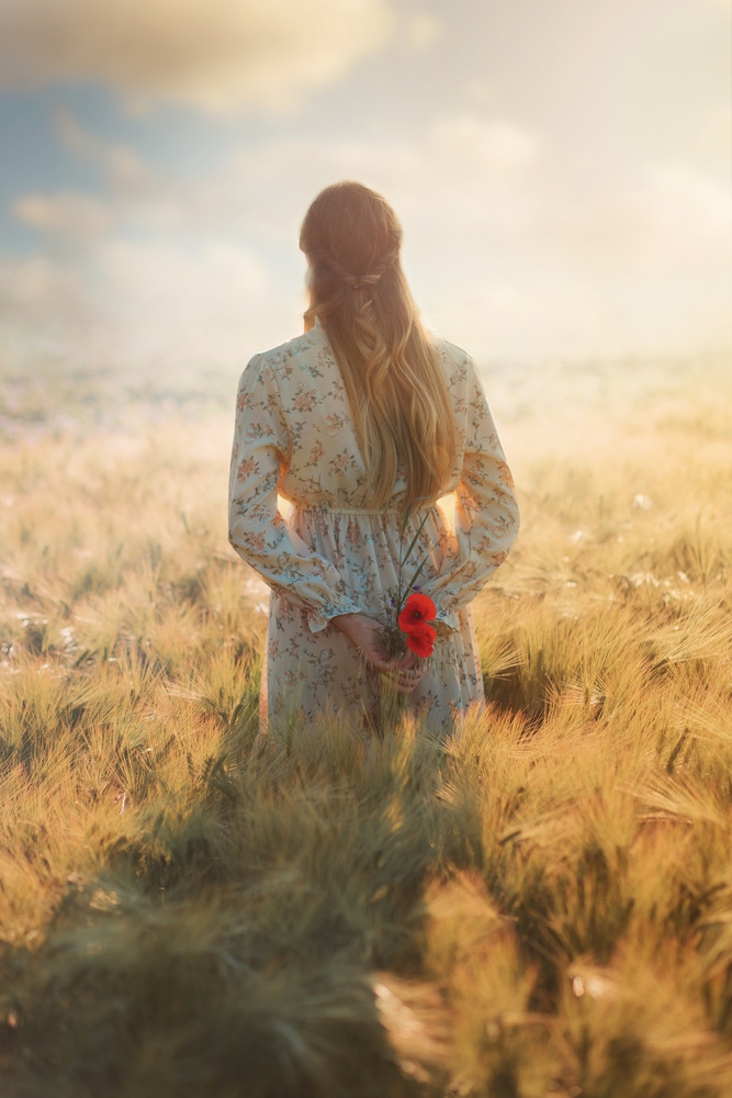 Poppies and the Girl à Ildiko Neer