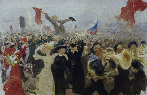 Manifest St.Petersburg 1905 / I.Repin à Ilja Efimowitsch Repin
