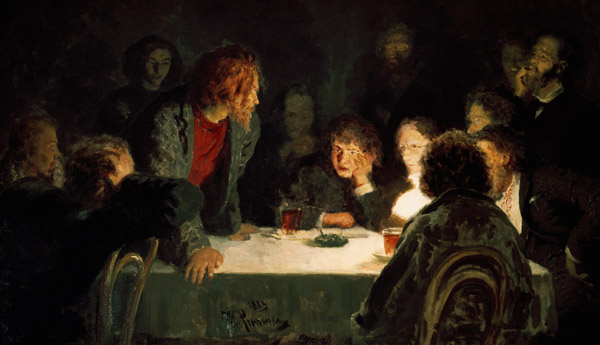 Secret Meeting / Repin / 1883 à Ilja Efimowitsch Repin