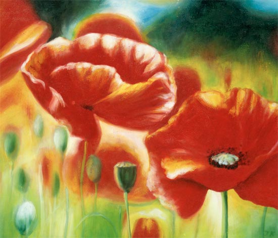 Coquelicots I à Ingeborg Kuhn