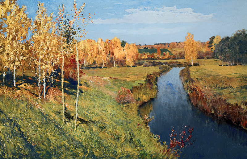 Goldener Herbst à Isaak Iljitsch Lewitan