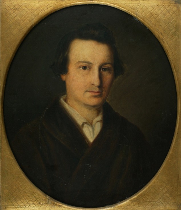 Portrait of the poet Heinrich Heine (1797-1856) à Isidor Popper