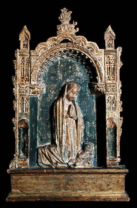 Madonna and Child within a Tabernacle à École picturale italienne