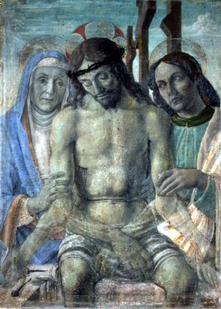Pieta (panel) à École picturale italienne