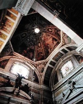 Interior view of the dome and lunettes (photo)