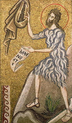 St. John the Baptist (mosaic) à École italienne (14ème siècle)