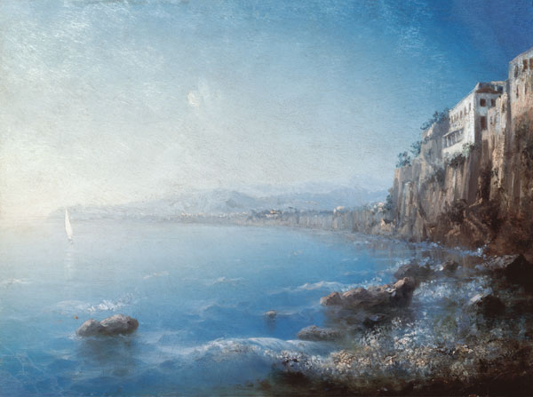 View of Sorrento à Iwan Konstantinowitsch Aiwasowski