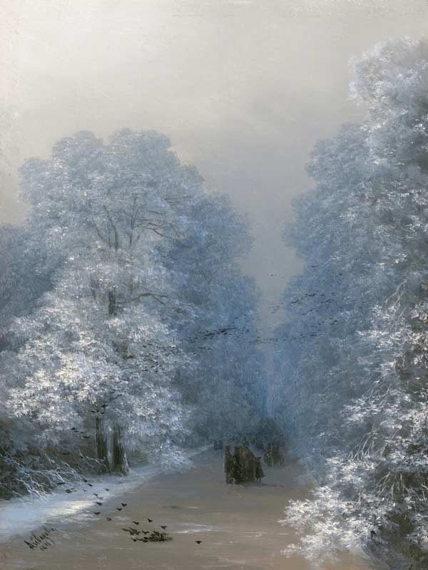 Winter landscape à Iwan Konstantinowitsch Aiwasowski