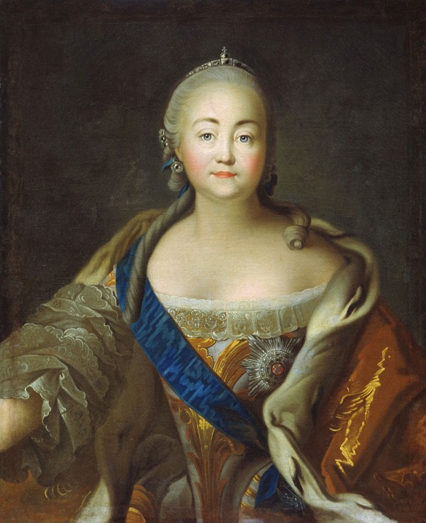 Portrait of Empress Elisabeth (1709-1762) à Iwan Petrowitsch Argunow