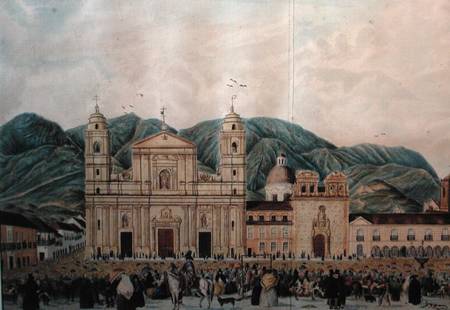 The Plaza de Bolivar, Bogota à J. Castillo