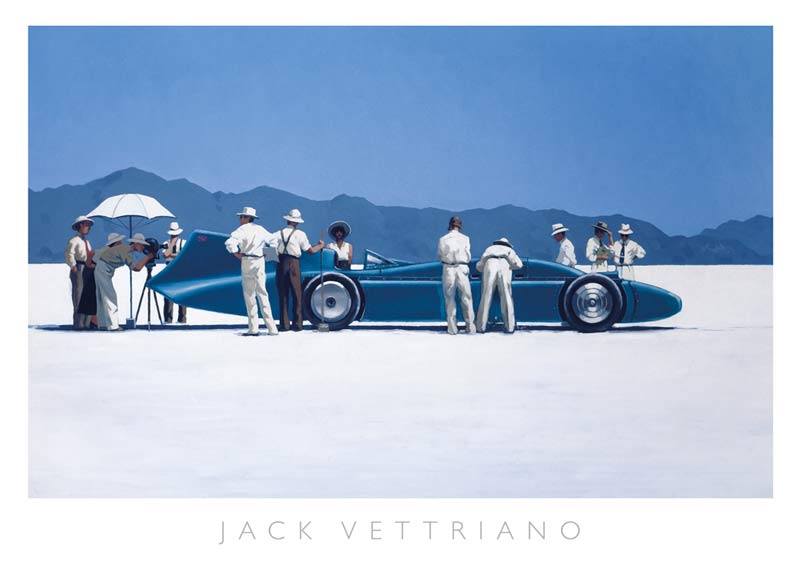 Titre de l‘image : Jack Vettriano - Bluebird at Bonneville