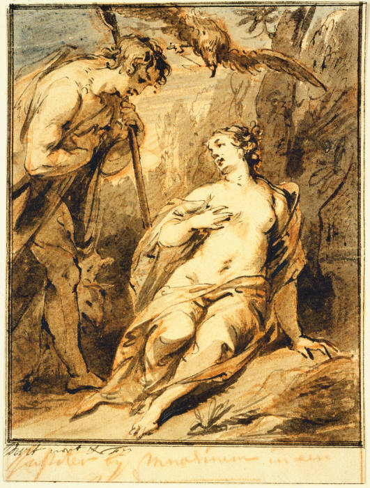 Jupiter and Mnemosyne à Jacob de Wit