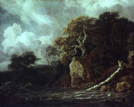 Landscape with a River à Jacob Isaacksz van Ruisdael