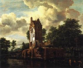 La ruine du Huis à Amstel près de Amsterdam