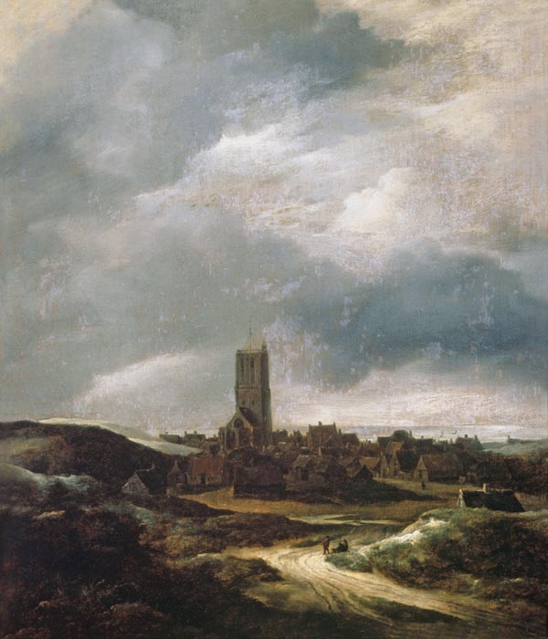 View of Egmond-An-Zee à Jacob Isaacksz van Ruisdael