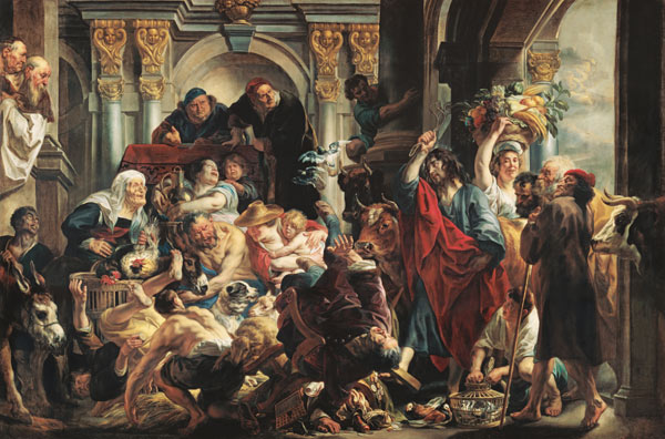 Christ Driving the Money Changers from the Temple à Jacob Jordaens