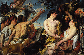 Méléagre et Atalanta. à Jacob Jordaens