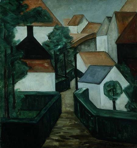 Composition 5, landscape with a road à Jacoba van Heemskerck