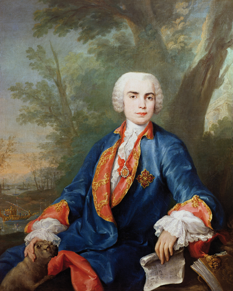 Portrait of Carlo Broschi à Jacopo Amigoni