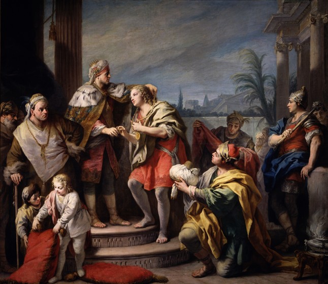 Joseph before Pharaoh à Jacopo Amigoni