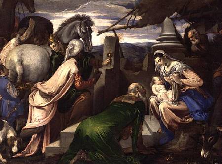 Adoration of the Magi à Jacopo Bassano