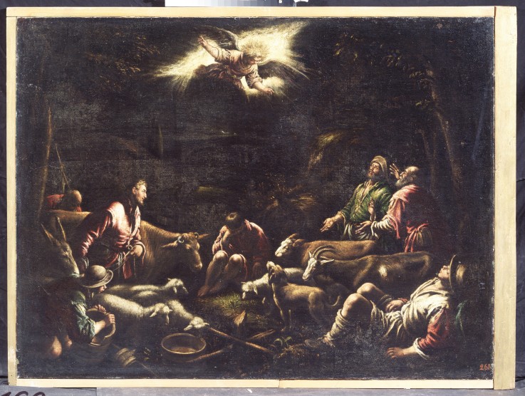 The Appearance of the Angel à Jacopo Bassano