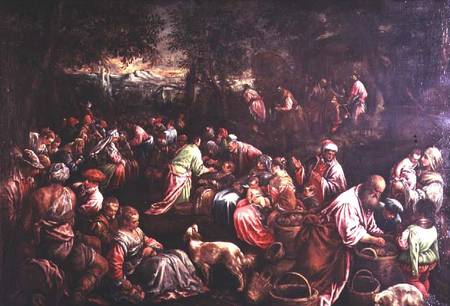 The Feeding of the Five Thousand à Jacopo Bassano