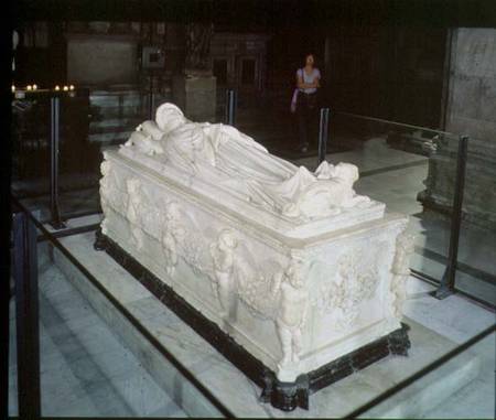 Tomb of Ilaria del Carretto (d.1405) à Jacopo della Quercia