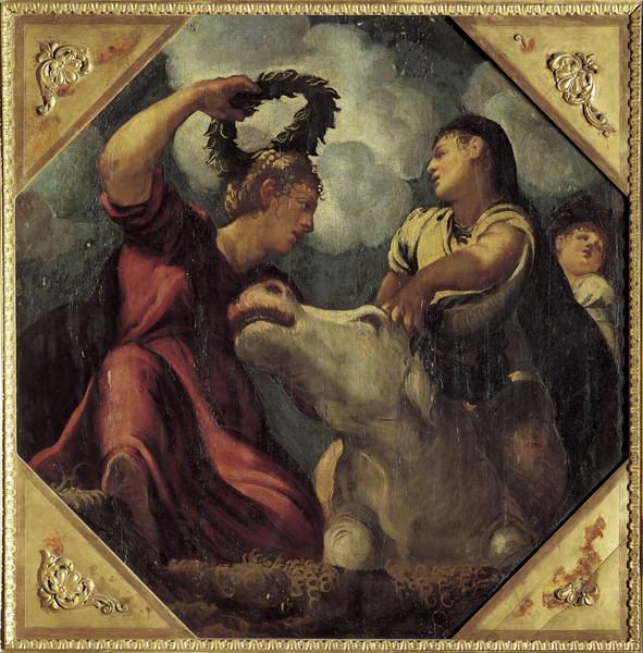 J.Tintoretto / Rape of Europa / c.1541 à Jacopo Robusti Tintoretto