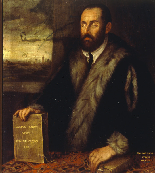 Luigi Groto / Ptg.by Tintoretto / C16th à Jacopo Robusti Tintoretto