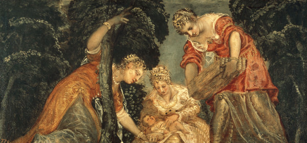 Tintoretto / Finding of Moses à Jacopo Robusti Tintoretto