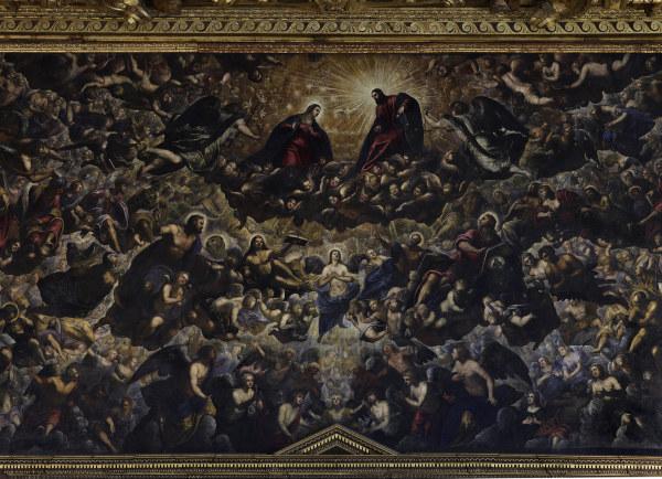 Tintoretto, Paradies, Ausschnitt à Jacopo Robusti Tintoretto