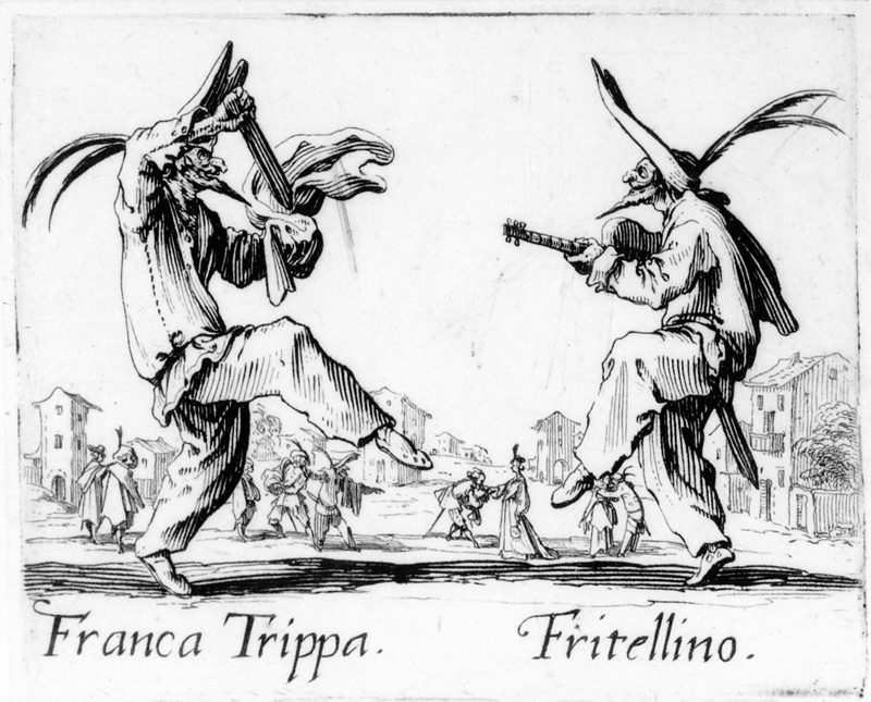 Balli de Sfessania, c.1622 à Jacques Callot