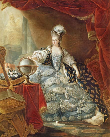 Portrait de Marie-Antoinette de Lorraine - Jacques-Fabien Gautier d'Agoty