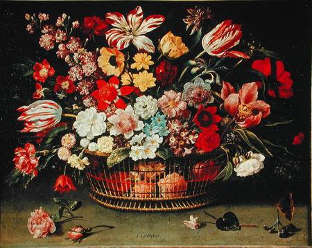Basket of Flowers à Jacques Linard